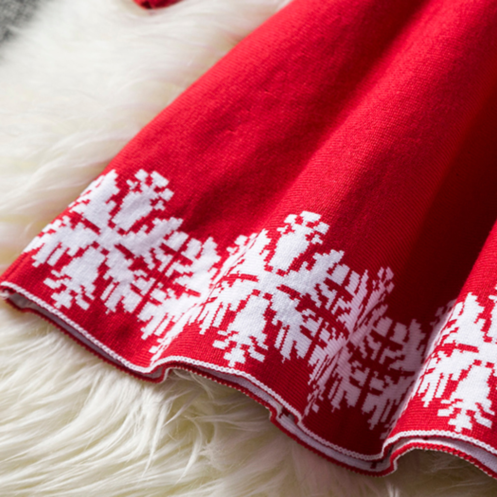 ๐ Winter Beautiful Reindeer Dress - Picture 5 of 10